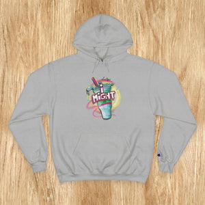 "i might" Cover Art Champion Hoodie