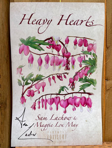 Autographed "Heavy Hearts" Poster