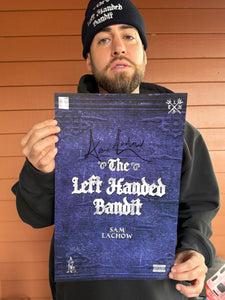 Autographed "The Left Handed Bandit" Poster