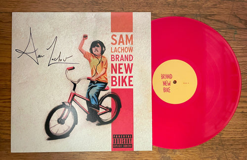 Autographed Brand New Bike Vinyl